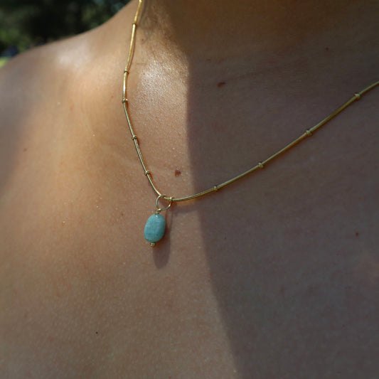 Dainty Amazonite Necklace