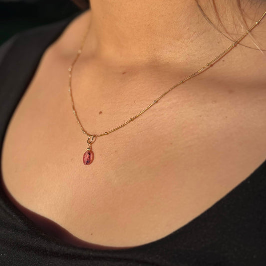 Self Love Pink Tourmaline Necklace