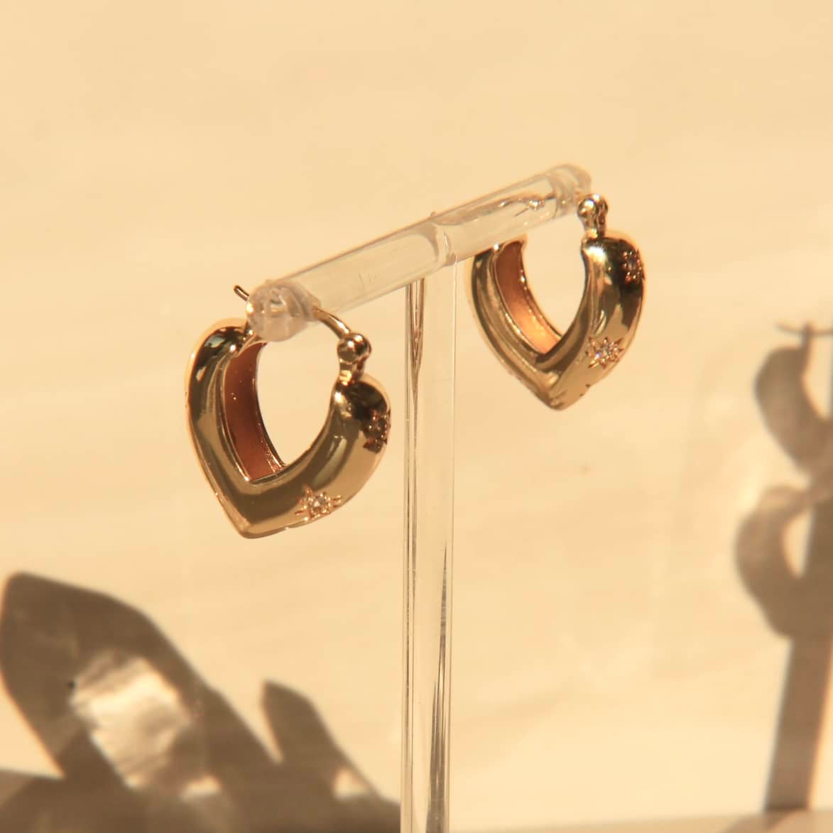 Sparkling Hearts Earrings