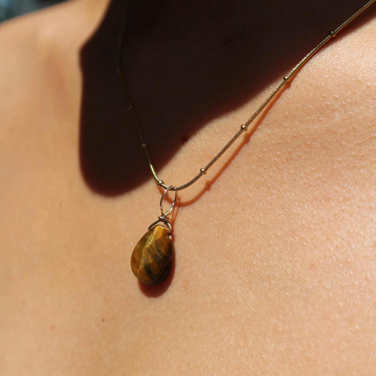 Confidence Tigers Eye Necklace