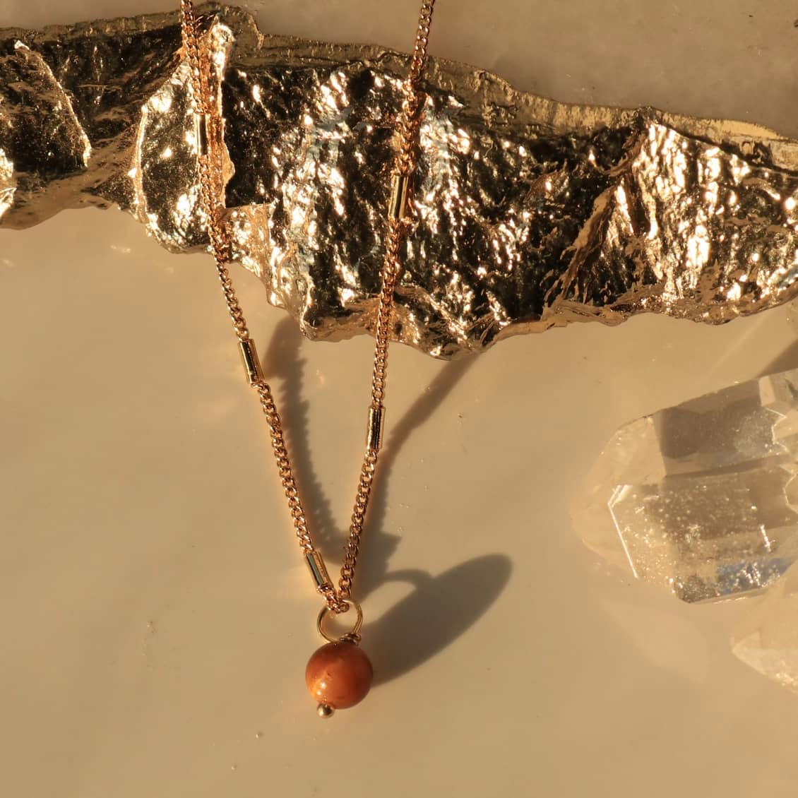 Dainty Tigers eye Necklace