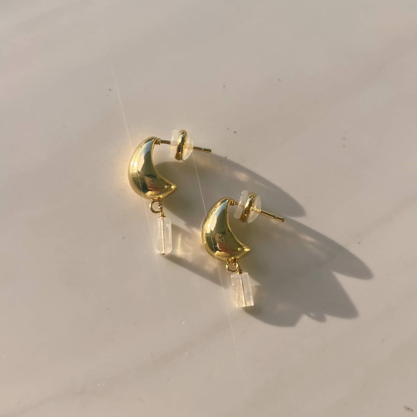 I Don’t Chase, I Attract Moonstone Earrings