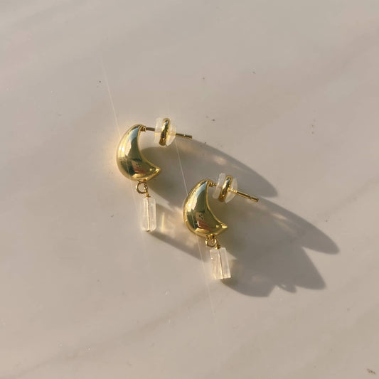 I Don’t Chase, I Attract Moonstone Earrings