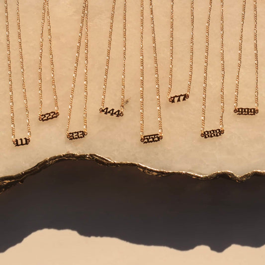 Dainty Angel Number Necklace