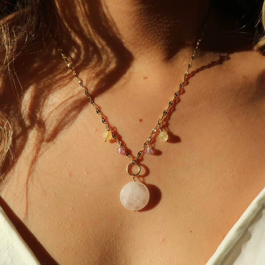 My Aura is Magnetic Because my Heart is Pure Necklace