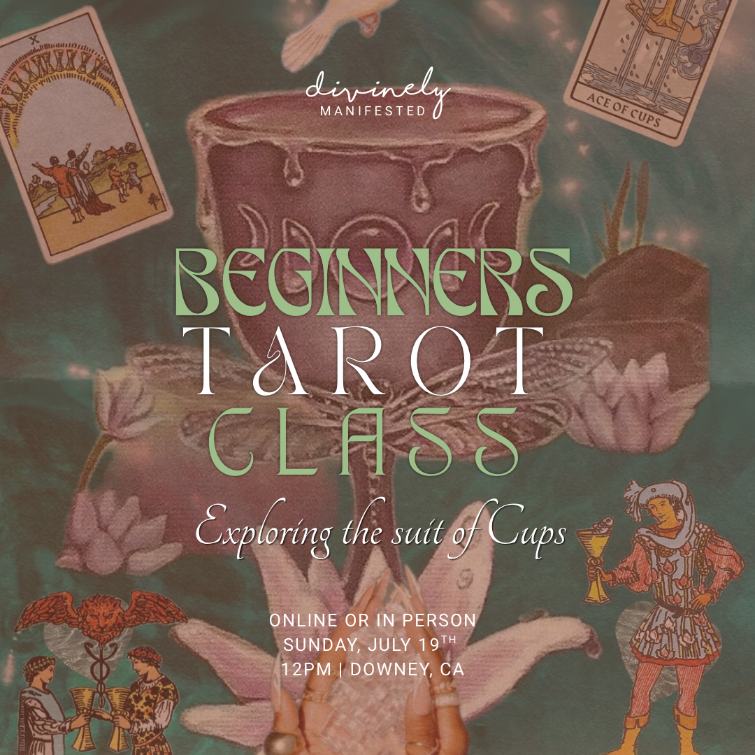 Beginner Tarot Class: Suit of Cups