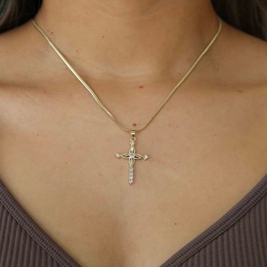 Divinely Blessed Cross Necklace