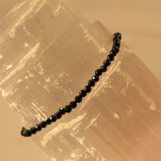 Onyx Micro Beaded Bracelet