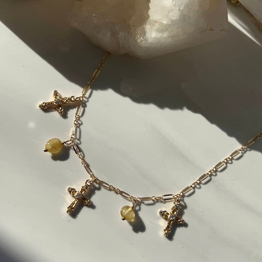 MADE AS ORDERED: Blessed With Success Citrine Necklace