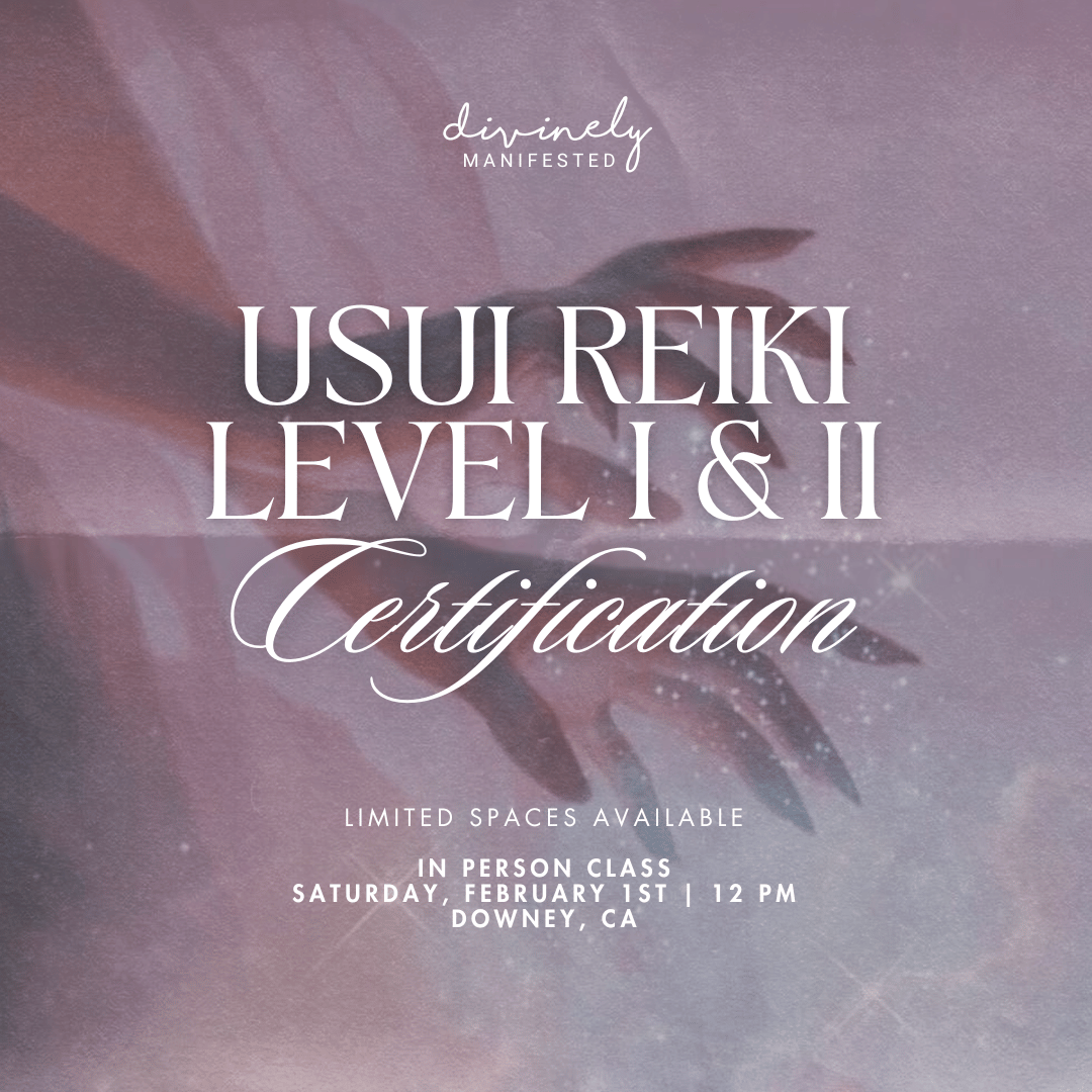 Usui Reiki I & II in Person Class