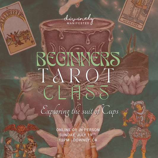 Beginner Tarot Class: Suit of Cups
