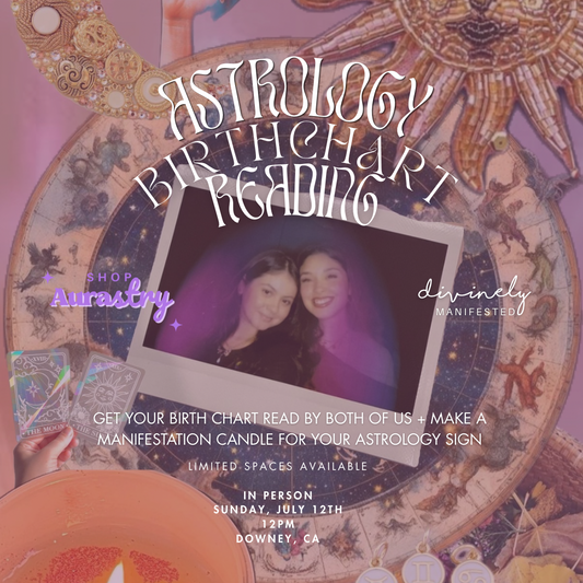 In Person Astrology Reading + Candle Making