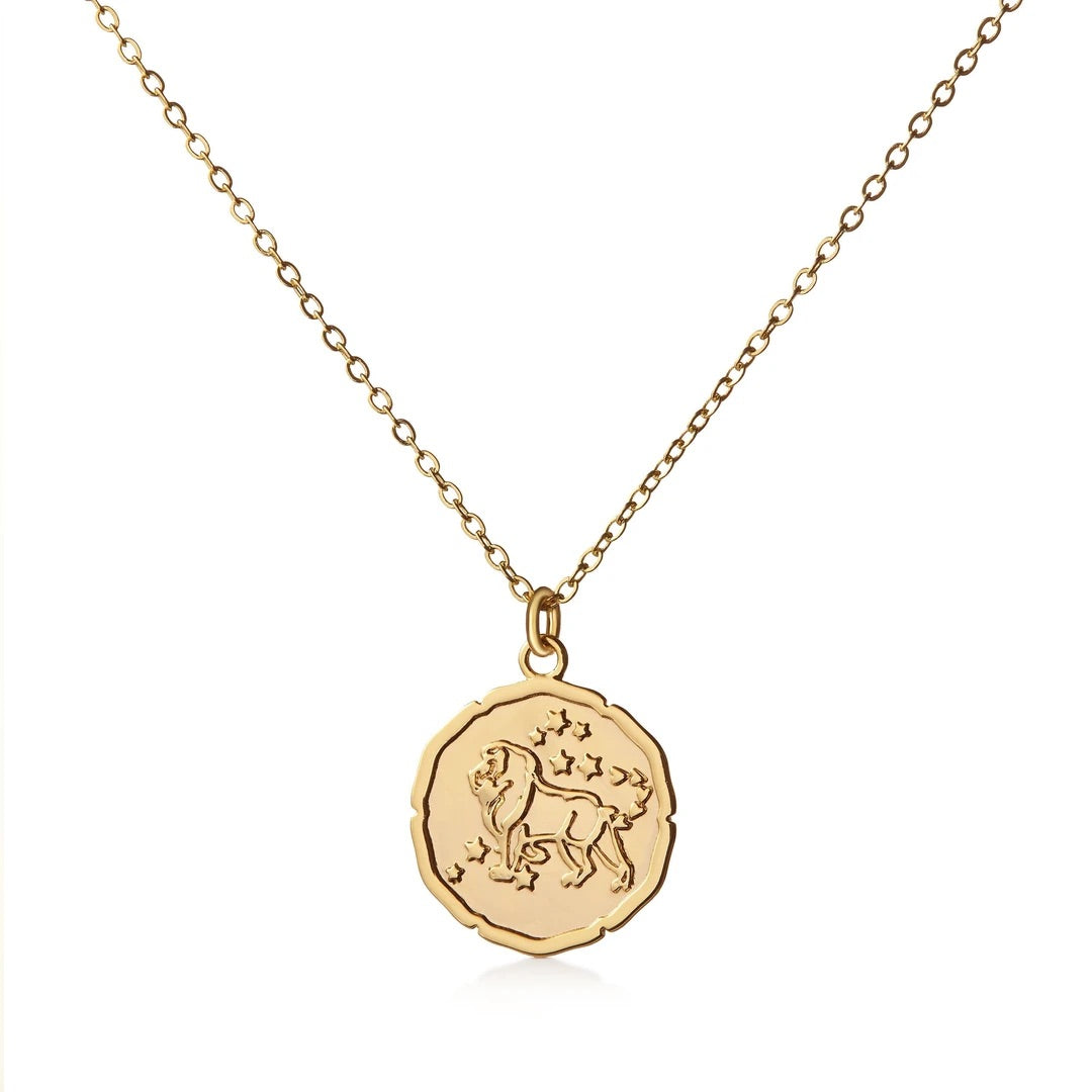 Leo Coin Necklace