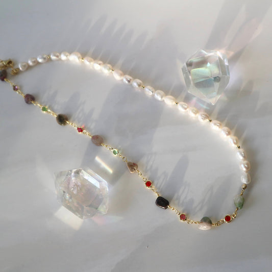 MADE TO ORDER: Love & Protection Pearl Necklace